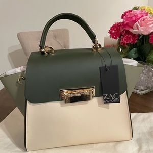 ZAC Zac Posen Eartha Top Handle Color Block Bag